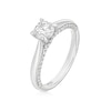 Thumbnail Image 2 of Engagement Ring The Forever Diamond Platinum 1ct Diamond Halo Ring