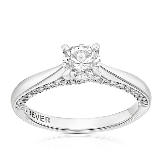 Engagement Ring The Forever Diamond Platinum 1ct Diamond Ring