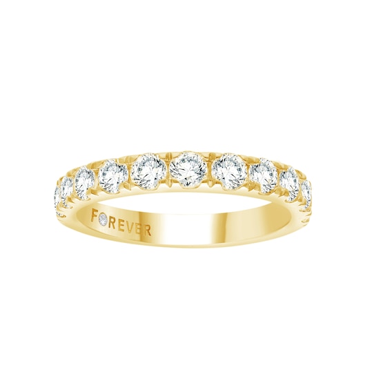 The Forever Diamond 18ct Yellow Gold 1ct Diamond Eternity Ri
