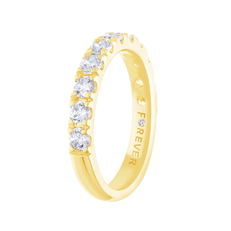 Main Image 3 of The Forever Diamond 18ct Yellow Gold 1ct Diamond Eternity Ring