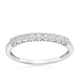 9ct White Gold 0.33ct Diamond Eternity Ring