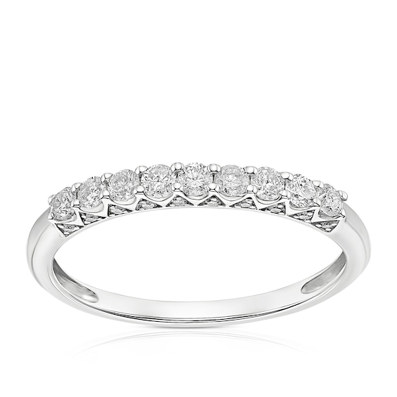 9ct White Gold 0.33ct Diamond Eternity Ring