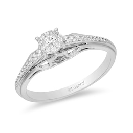 Enchanted Disney Fine Jewellery 0.20ct Diamond Aurora Ring