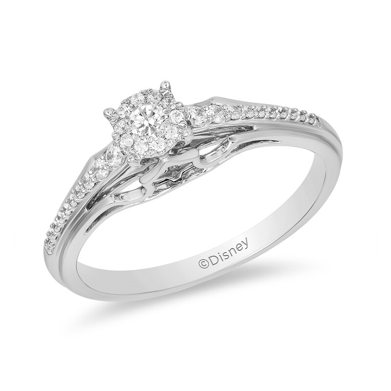 Main Image 1 of Enchanted Disney Fine Jewellery 0.20ct Diamond Aurora Ring