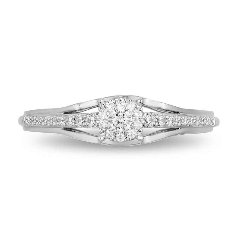 Main Image 4 of Enchanted Disney Fine Jewellery 0.20ct Diamond Aurora Ring