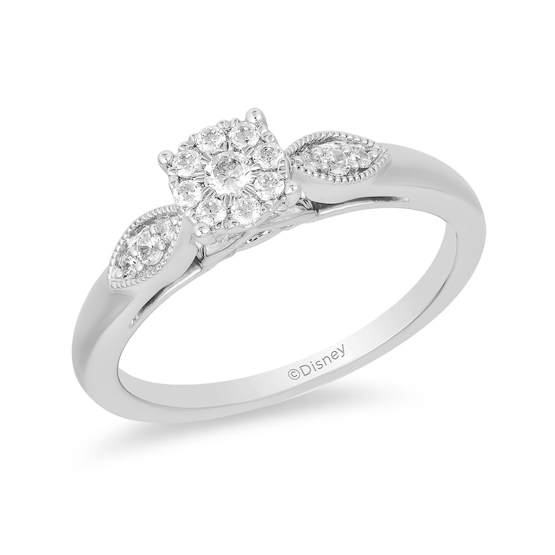 Enchanted Disney Fine Jewellery Jasmine 0.20ct Diamond Ring