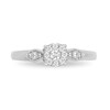 Thumbnail Image 3 of Enchanted Disney Fine Jewellery Jasmine 0.20ct Diamond Ring