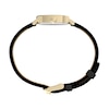 Thumbnail Image 6 of Timex Cavatina Women's Gold-Tone Case & Black Leather Strap Watch