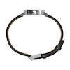 Thumbnail Image 5 of Timex Cavatina Women's Silver-Tone Case & Black Leather Strap Watch