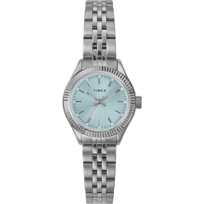 Main Image 1 of Timex Legacy Mini Light Blue Dial Silver Tone Stainless Steel Bracelet Watch