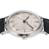 Thumbnail Image 4 of Timex Marlin Hand Wound Silver Dial & Black Leather Strap Watch