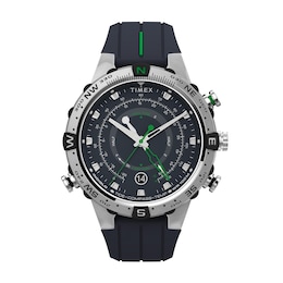 Timex Tide-Temp-Compass Blue Dial & Blue Silicone Strap Watch