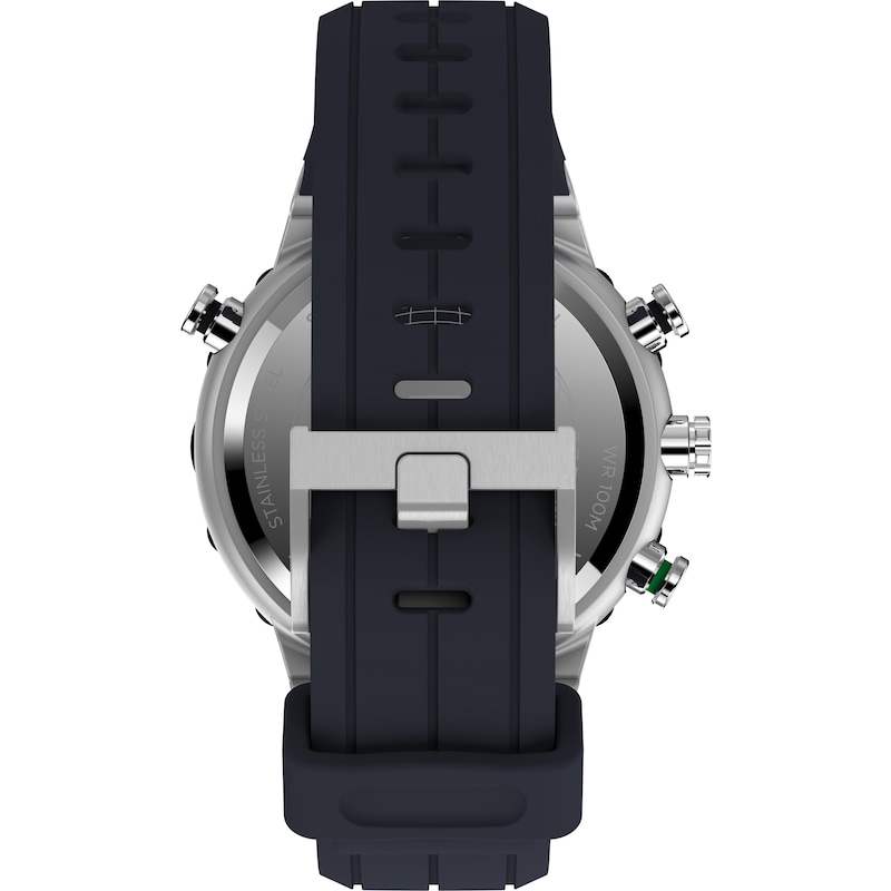 Main Image 3 of Timex Tide-Temp-Compass Blue Dial & Blue Silicone Strap Watch
