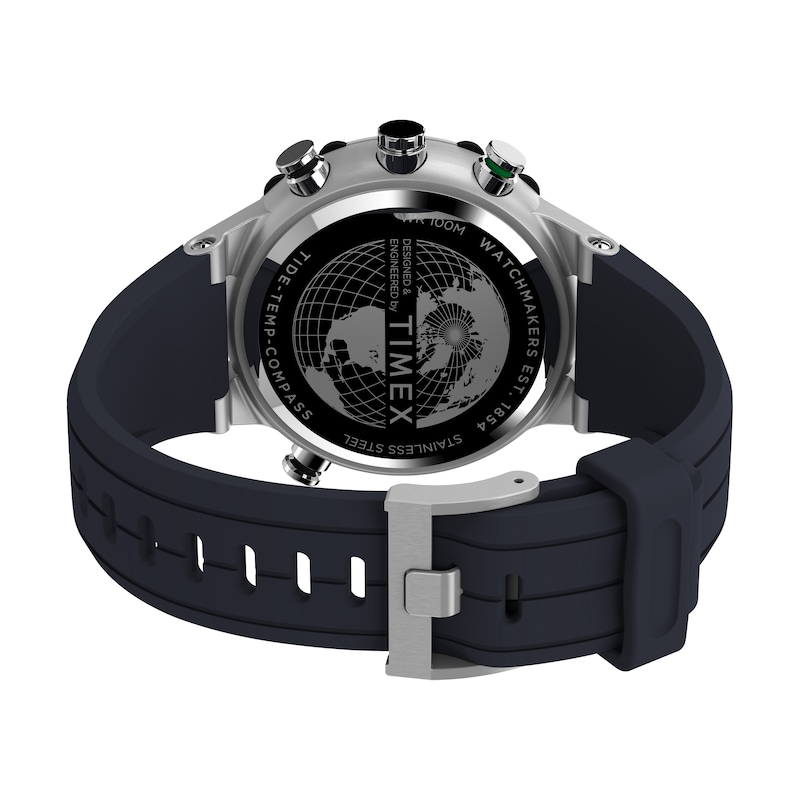 Main Image 9 of Timex Tide-Temp-Compass Blue Dial & Blue Silicone Strap Watch