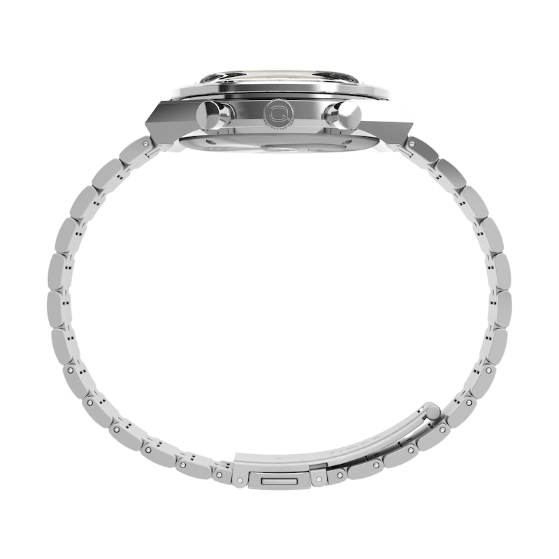 Main Image 3 of Timex Q Diver Inspired Chronograph Black Dial Silver Tone Stainless Steel Bracelet Watch