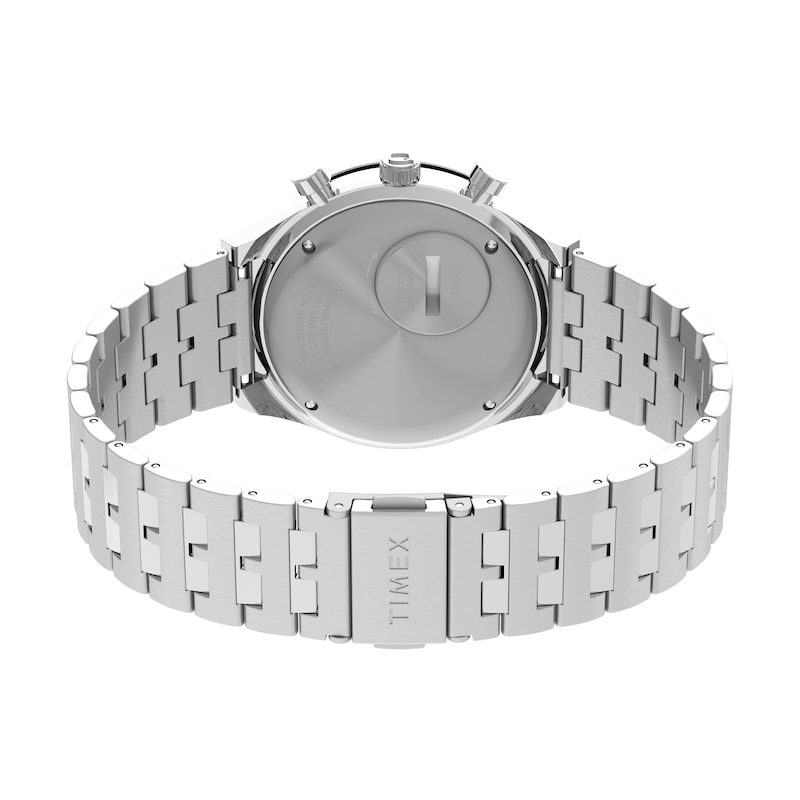 Main Image 6 of Timex Q Diver Inspired Chronograph Black Dial Silver Tone Stainless Steel Bracelet Watch