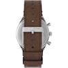 Thumbnail Image 4 of Timex Q Diver Inspired Chronograph Cream Dial & Brown Leather Strap Watch