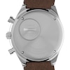 Thumbnail Image 5 of Timex Q Diver Inspired Chronograph Cream Dial & Brown Leather Strap Watch