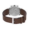 Thumbnail Image 6 of Timex Q Diver Inspired Chronograph Cream Dial & Brown Leather Strap Watch