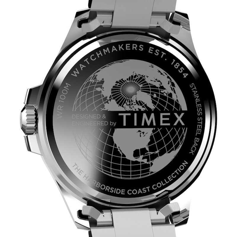 Main Image 8 of Timex Harborside Coast Black Aventurine Dial Silver Tone Stainless Steel Bracelet Watch