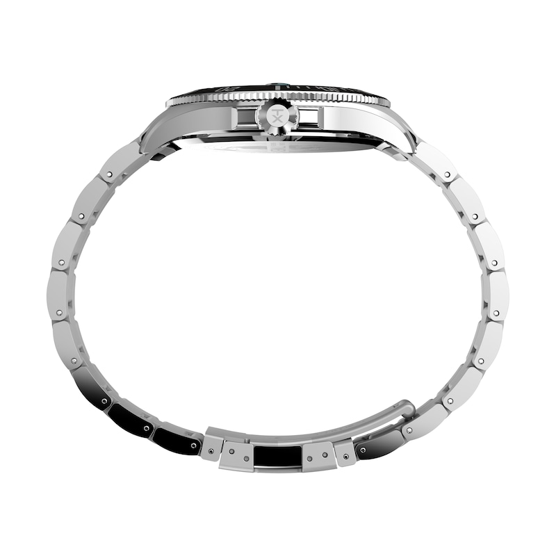Main Image 10 of Timex Harborside Coast Black Aventurine Dial Silver Tone Stainless Steel Bracelet Watch