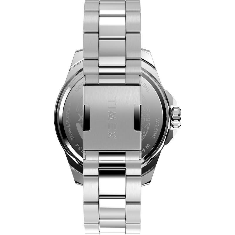 Main Image 3 of Timex Essex Avenue 46 Green Dial Stainless Steel Bracelet Watch