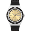 Thumbnail Image 1 of Timex M79 Automatic Amber Tone Dial Black Synthetic Rubber Strap Watch