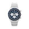 Thumbnail Image 1 of Timex Q Diver Inspired Chronograph Blue Dial Stainless Steel Bracelet Watch