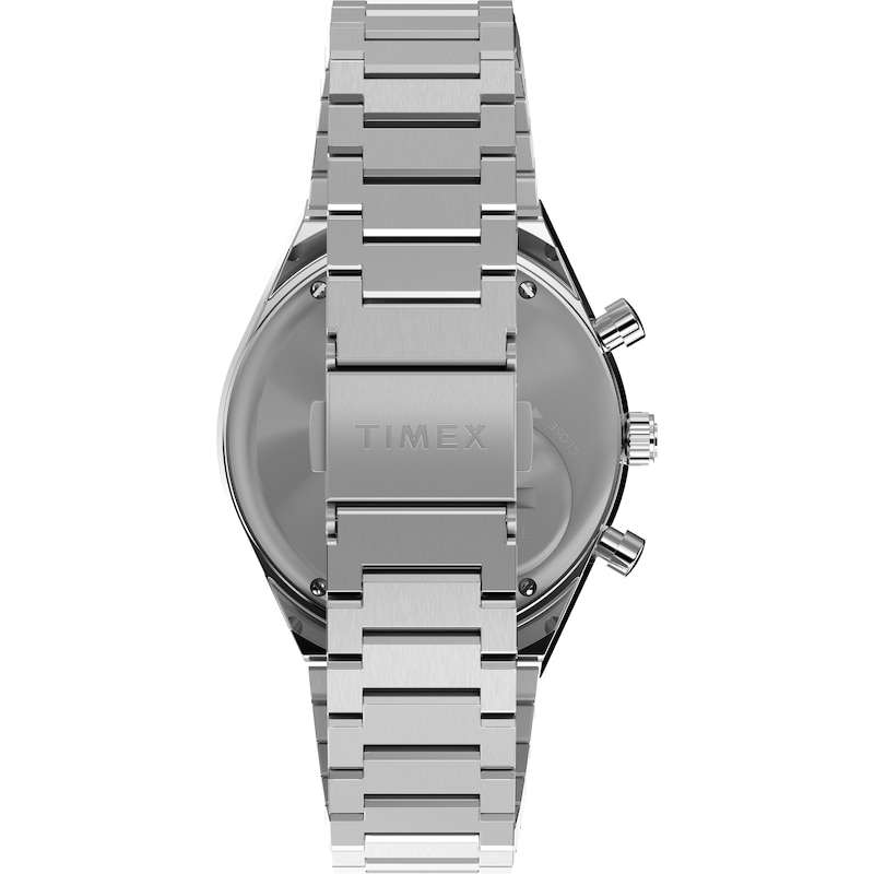 Main Image 3 of Timex Q Diver Inspired Chronograph Blue Dial Stainless Steel Bracelet Watch