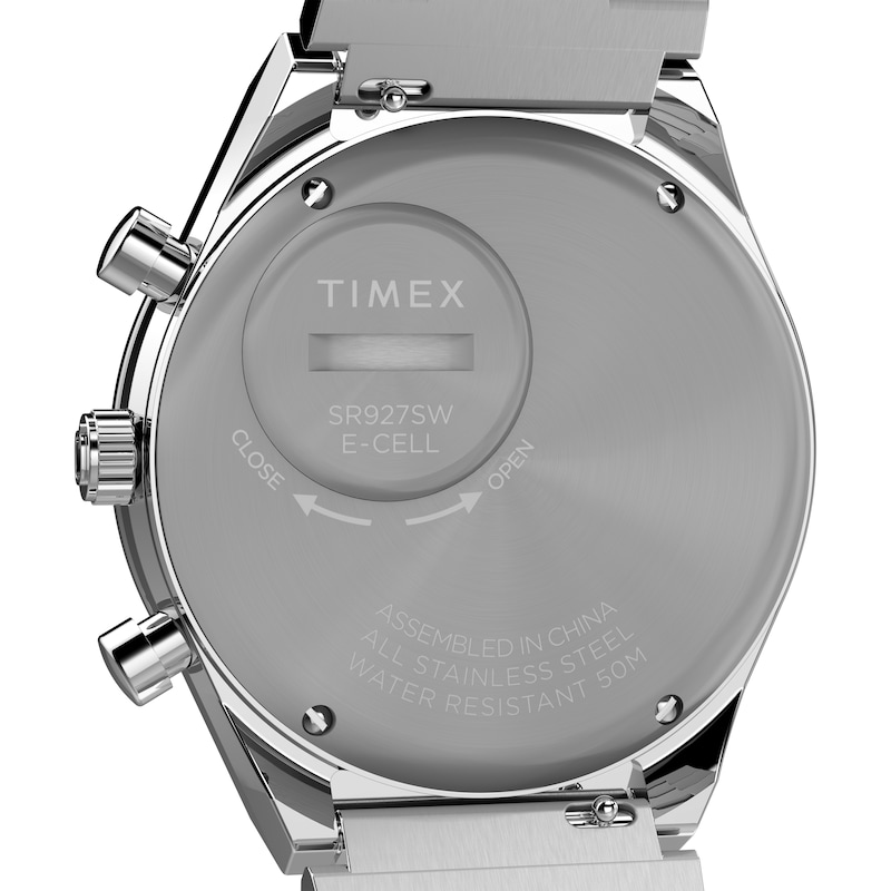 Main Image 4 of Timex Q Diver Inspired Chronograph Blue Dial Stainless Steel Bracelet Watch