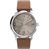 Thumbnail Image 1 of Timex Marlin Automatic Light Bronze Dial & Brown Leather Strap Watch