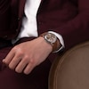 Thumbnail Image 3 of Timex Marlin Automatic Light Bronze Dial & Brown Leather Strap Watch