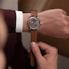 Thumbnail Image 4 of Timex Marlin Automatic Light Bronze Dial & Brown Leather Strap Watch
