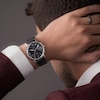 Thumbnail Image 2 of Timex Marlin Automatic Black Dial & Black Leather Strap Watch