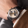 Thumbnail Image 2 of Timex Marlin Quartz Chronograph Champagne Dial & Black Leather Strap Watch