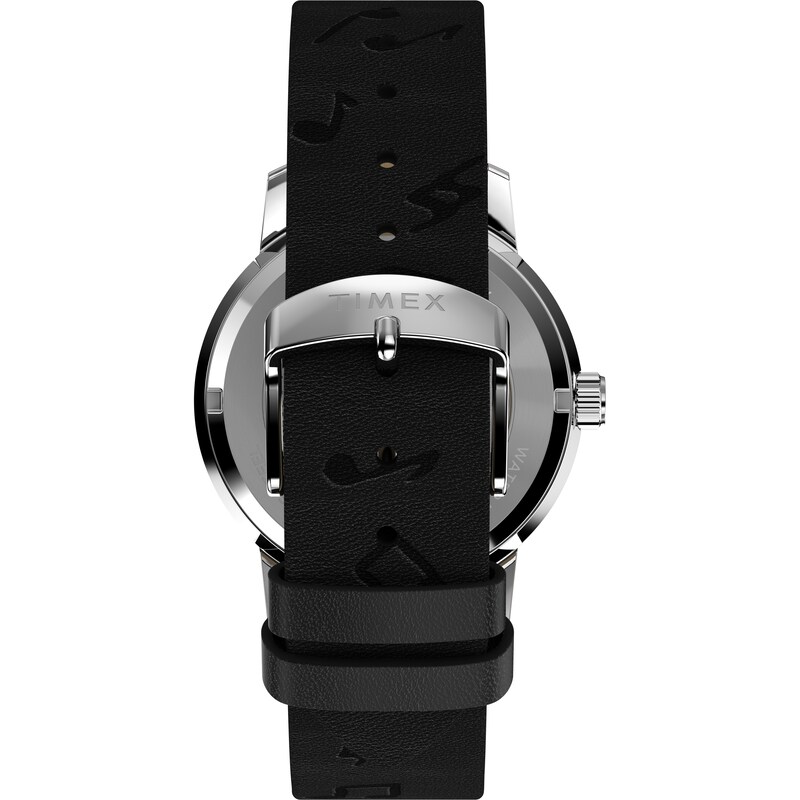 Main Image 7 of Timex x Peanuts Snoopy Marlin Automatic Saxophonist 40mm Leather Strap Watch