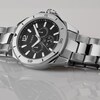 Thumbnail Image 3 of Timex Essex Ave Multifunction 46mm Black Dial Stainless Steel Bracelet Watch