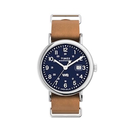 Timex Weekender 40mm Brown Leather Strap Watch