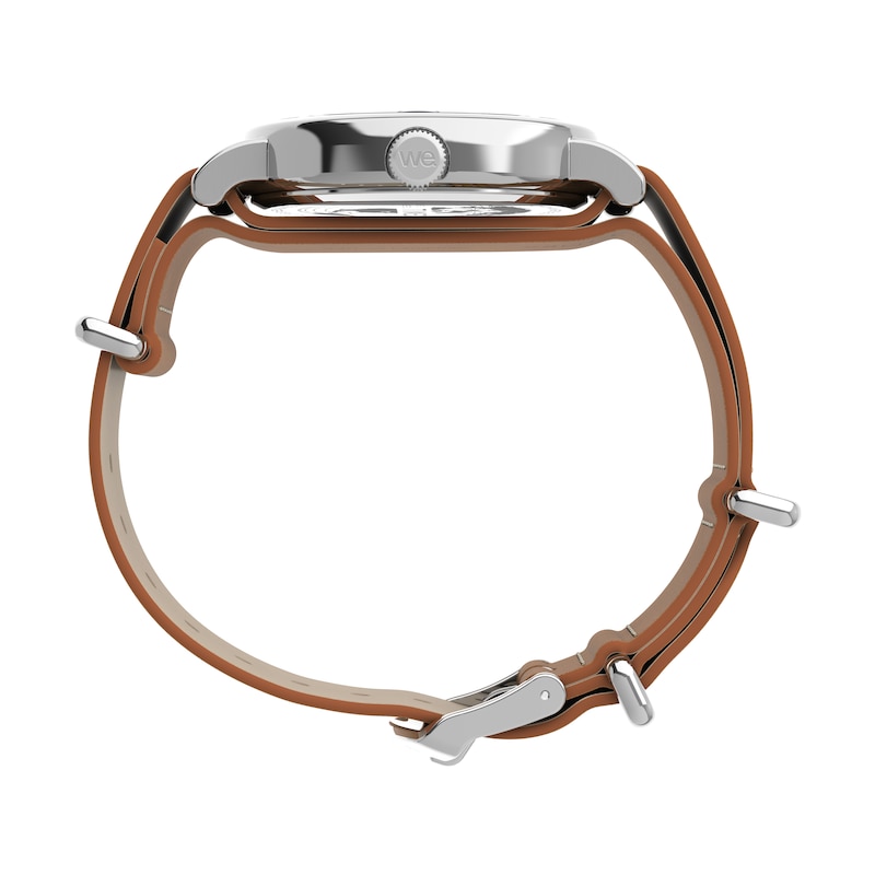Main Image 9 of Timex Weekender 40mm Brown Leather Strap Watch