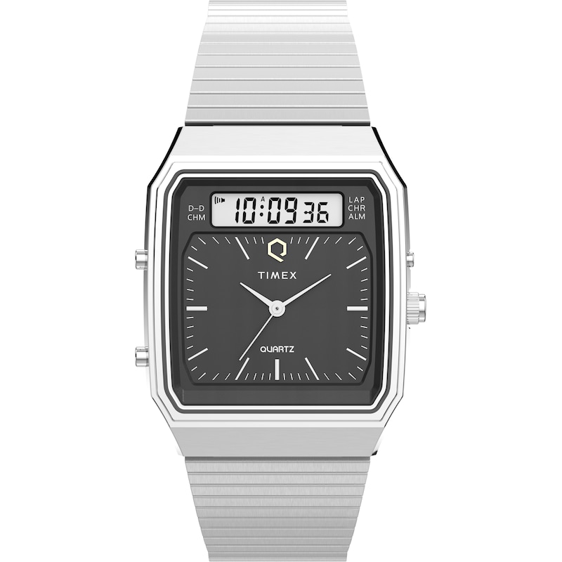 Main Image 1 of Timex Q 1982 Ana-Digi Reissue Men's 33mm Stainless Steel Bracelet Watch
