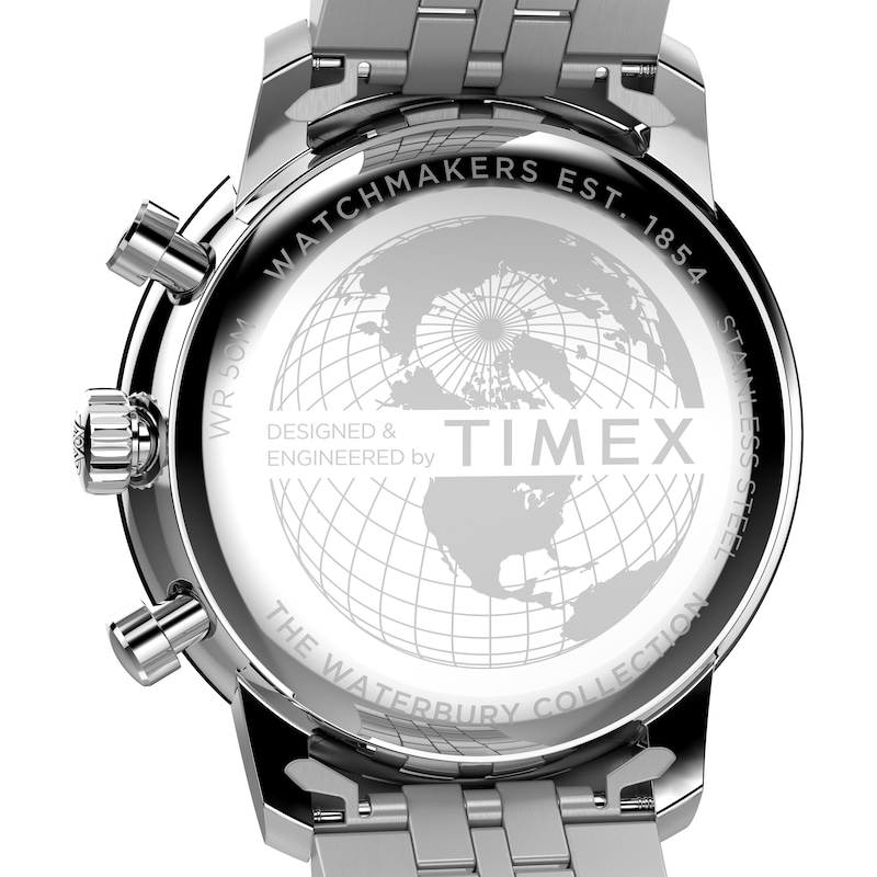 Main Image 5 of Timex Waterbury Metropolitan Chronograph 41mm Stainless Steel Bracelet Watch