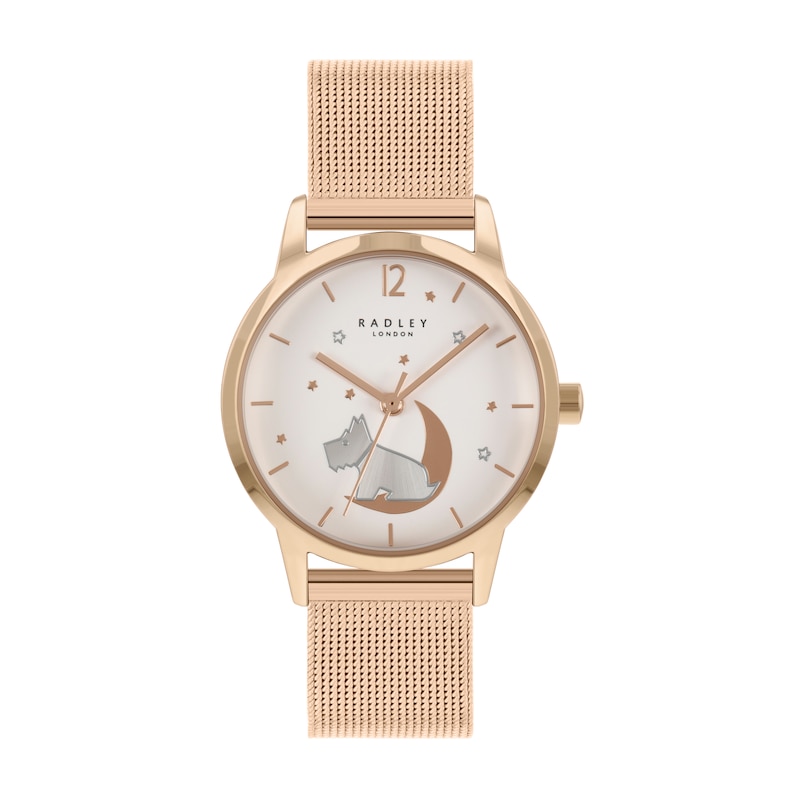 Radley Ladies' Rose Gold Tone Watch & Bracelet Gift Set