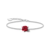 Thumbnail Image 1 of Thomas Sabo True Romance Ladies' Sterling Silver Red Rose Bracelet