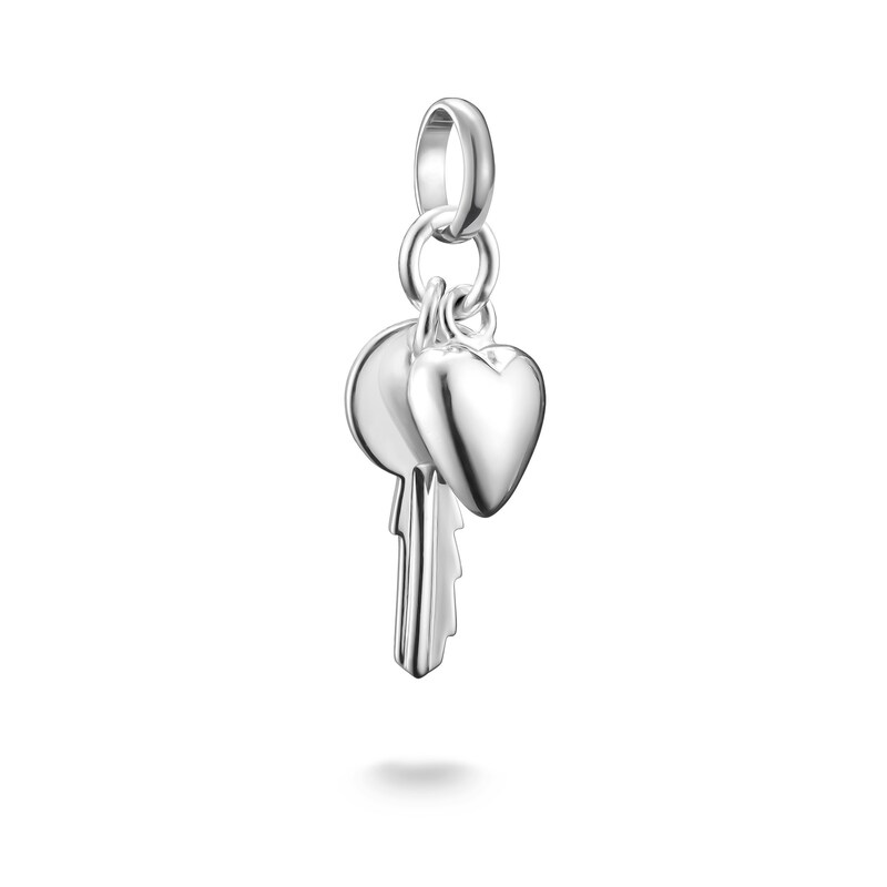 Main Image 1 of Thomas Sabo Charm Club Connect Sterling Silver Key to the Heart Charm