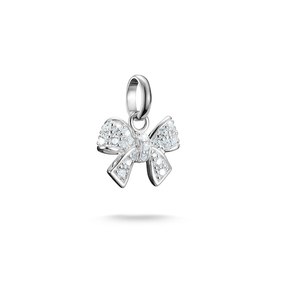Thomas Sabo Charm Club Connect Sterling Silver Bow Charm