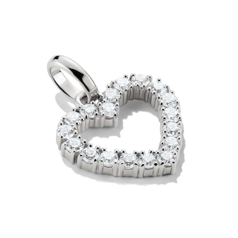 Main Image 2 of Thomas Sabo Charm Club Connect Sterling Silver Cubic Zirconia Heart Charm