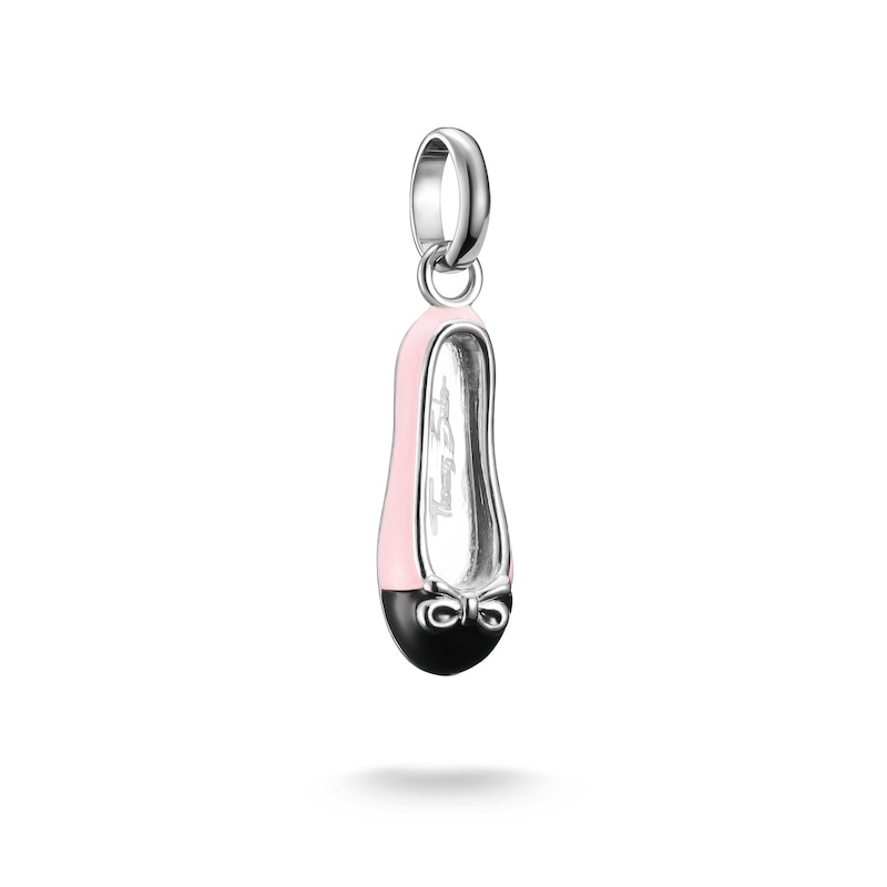 Main Image 1 of Thomas Sabo Charm Club Connect Sterling Silver Pink Ballerina Charm