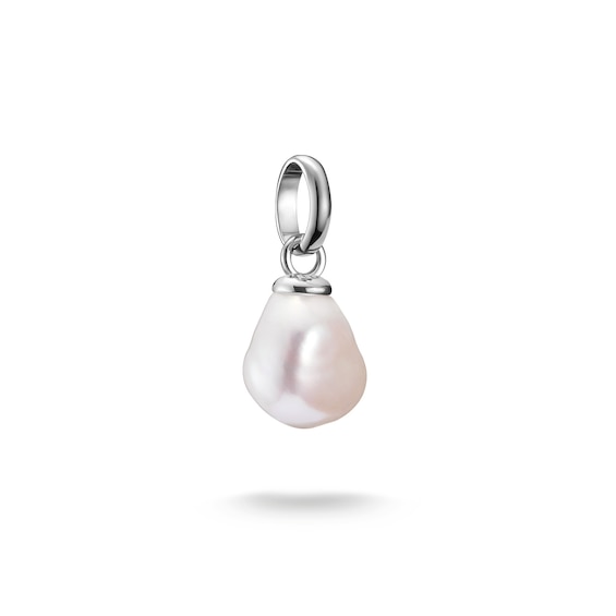 Thomas Sabo Charm Club Connect Sterling Silver Freshwater Pearl Charm