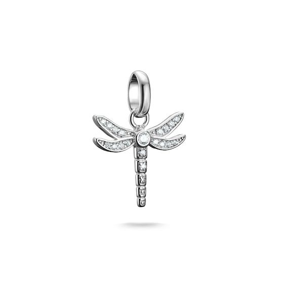 Thomas Sabo Charm Club Connect Sterling Silver Dragonfly Charm
