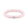 Thumbnail Image 1 of Thomas Sabo As We Love Rose Quartz Charm Club Beaded Bracelet